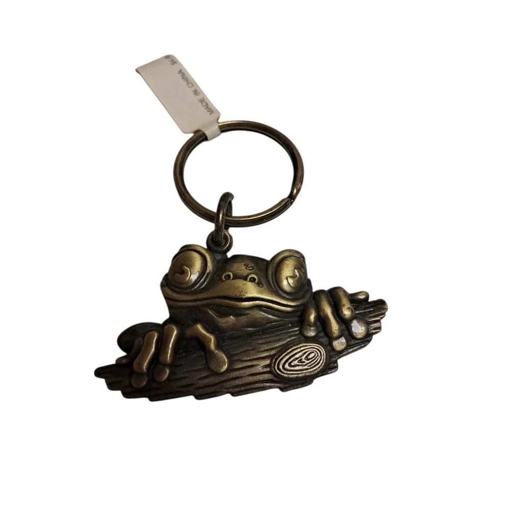 RAINFOREST CAFE METAL KEYCHAIN 1997 Chai‎ Chai Rare Heavy Duty